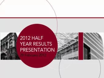 Disclaimer  The contents of this presentation are general only. The presentation does not purport