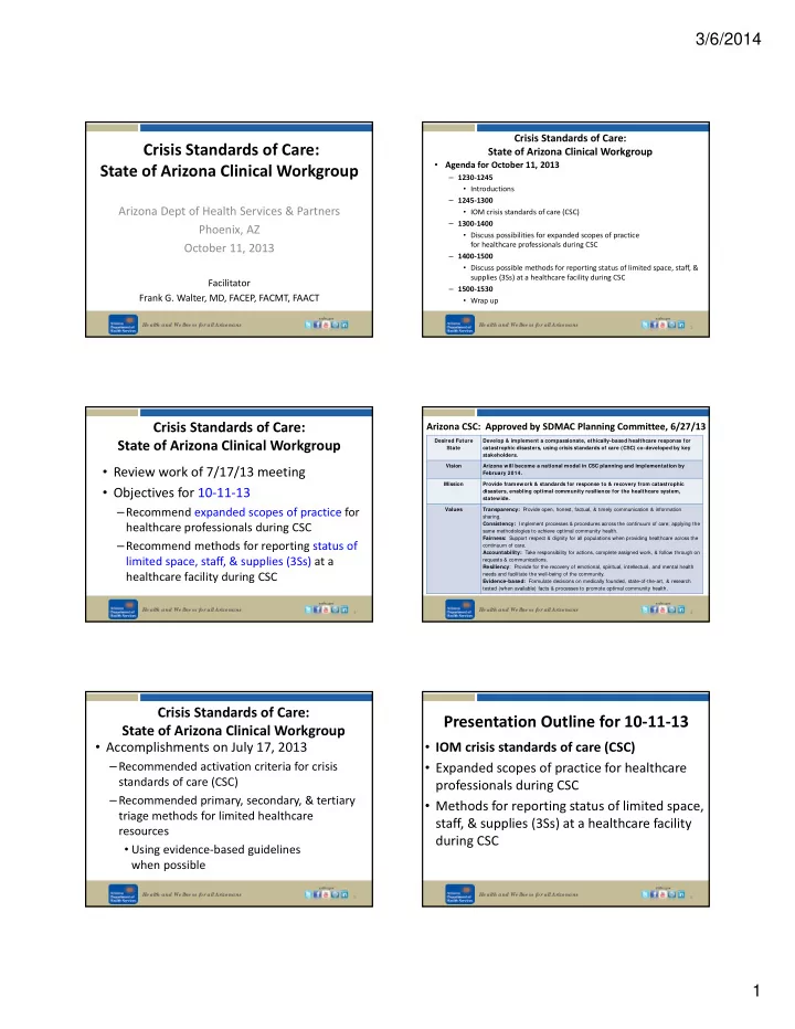 crisis standards of care