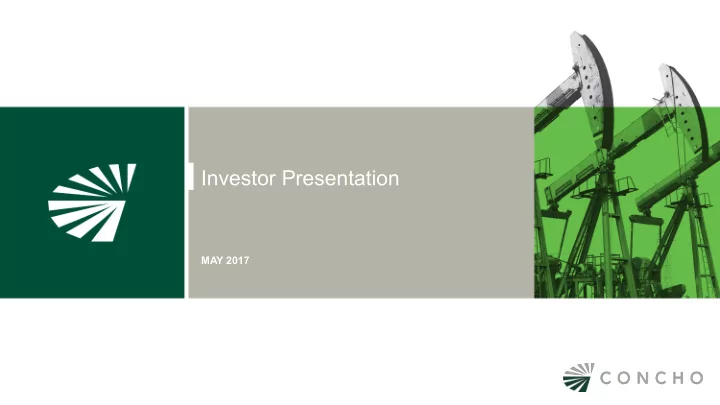 investor presentation