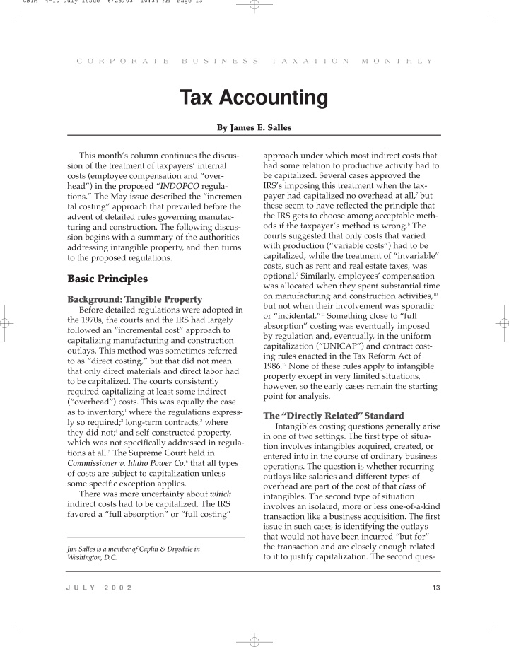 tax accounting