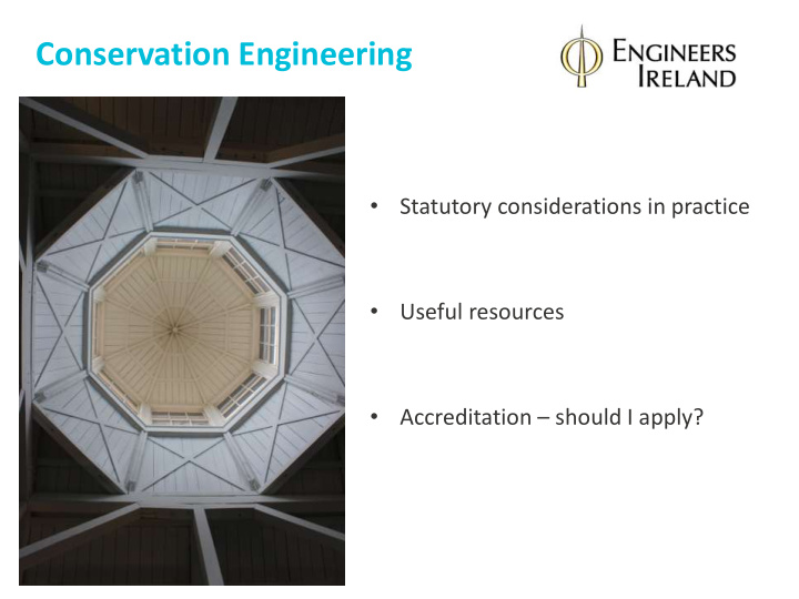 conservation engineering