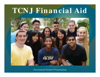 { Provisional Student Presentation  The Free Application for  Federal Student Aid - FAFSA  20 17/