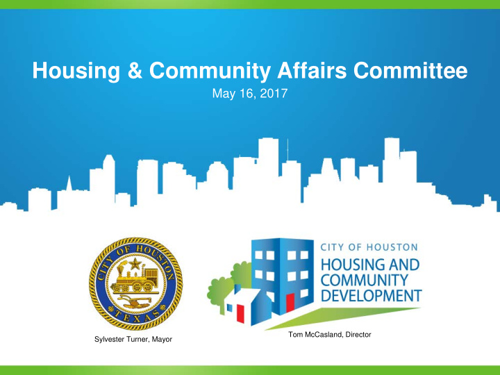 housing community affairs committee