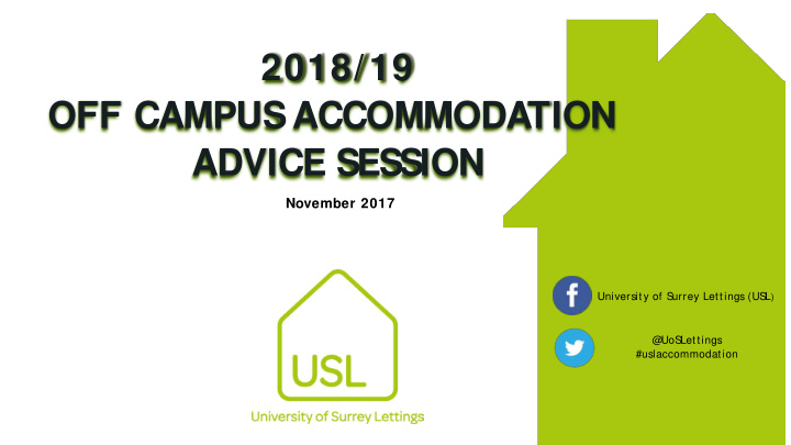 2018 19 off campus accommodation advice session