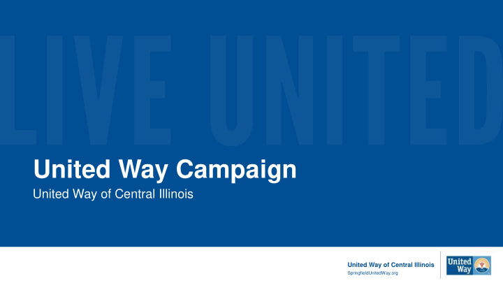 united way campaign