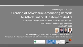 Creation of Adversarial Accounting Records  to Attack Financial Statement Audits  A research