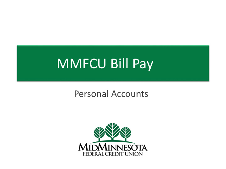 mmfcu bill pay