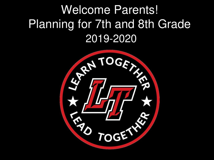 planning for 7th and 8th grade