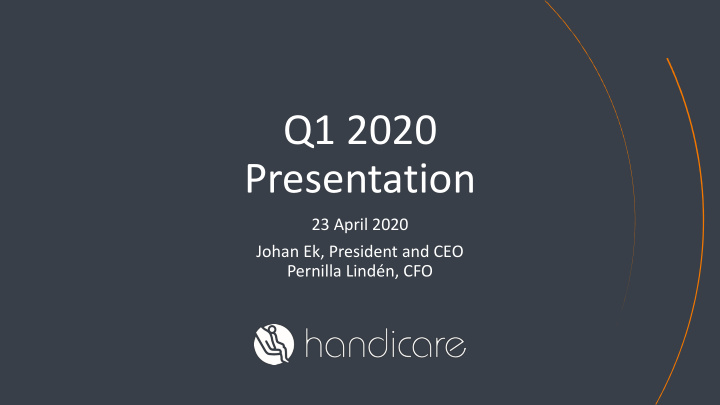 q1 2020 presentation