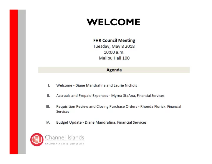welcome accrual training prepaid expenses