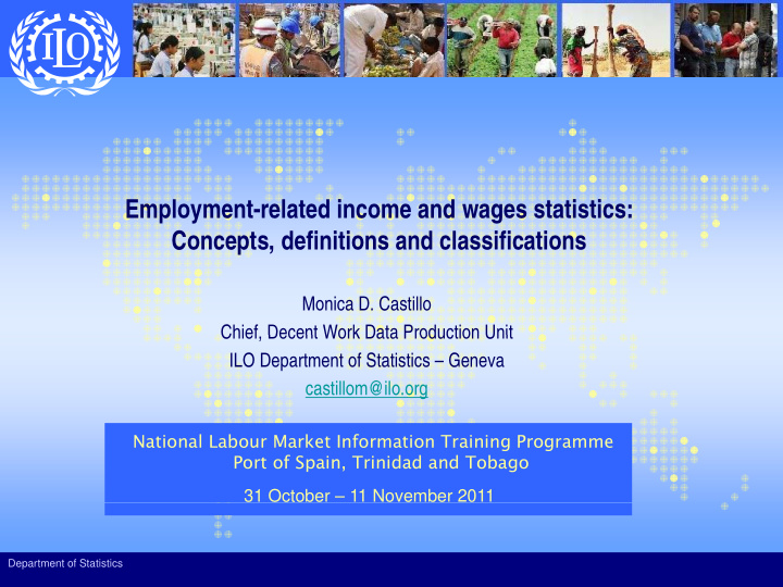 employment related income and wages statistics concepts