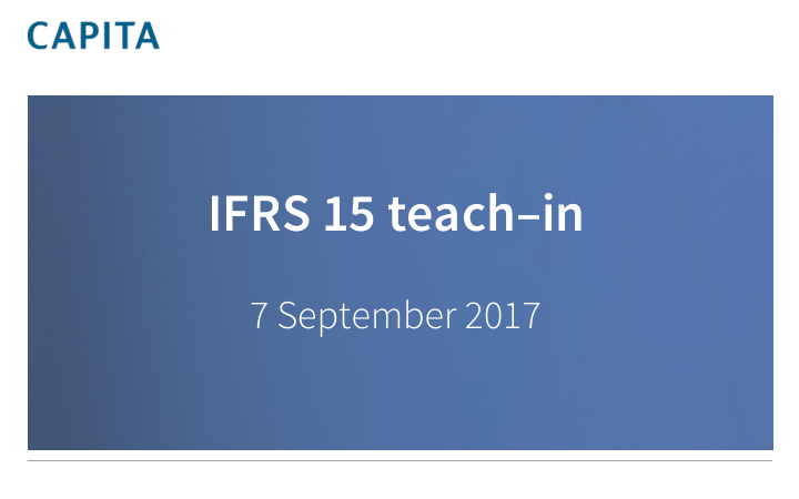 ifrs 15 teach in