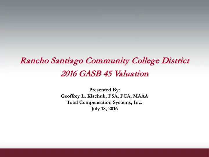 ranch cho santia iago c communit ity y colleg ege d e