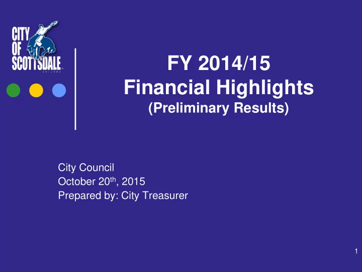 fy 2014 15 financial highlights