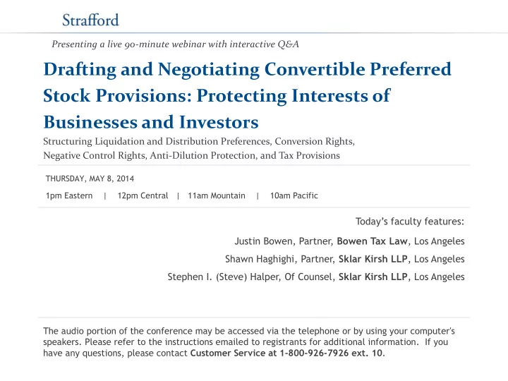 presenting a live 90 minute webinar with interactive q a