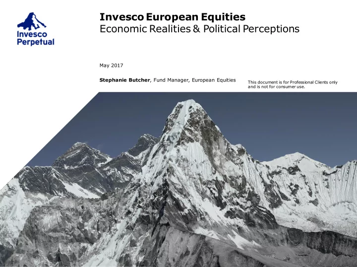 invesco european equities economic realities political