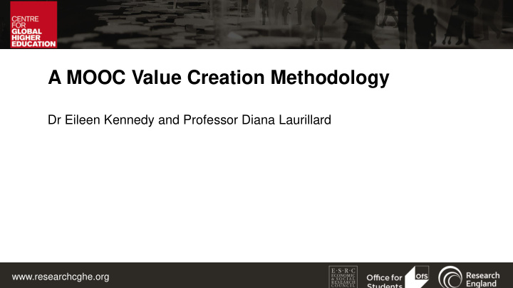 a mooc value creation methodology
