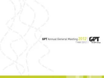 2  GPT Strategy  Focused on delivering secure, reliable returns  Our Strategy We own and actively