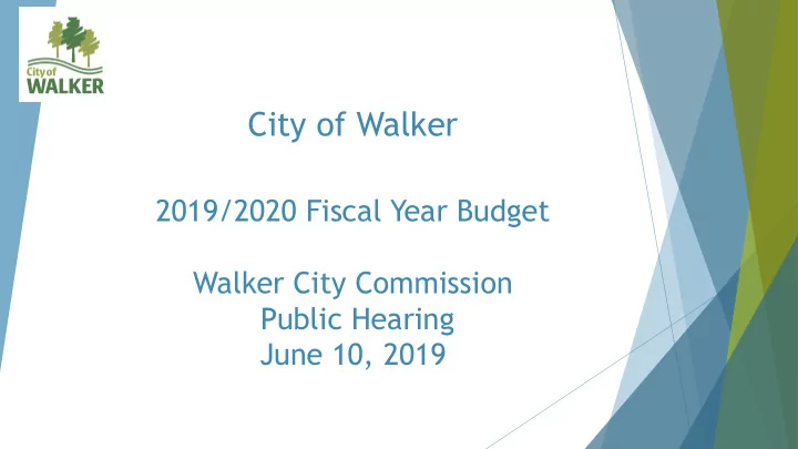 city of walker