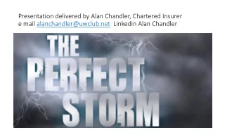 e mail alanchandler@uwclub.net Linkedin Alan Chandler  Alan Chandler, Chartered Insurer  E mail