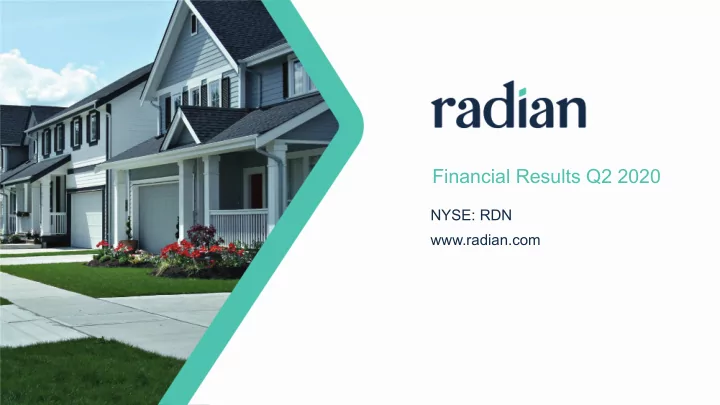 financial results q2 2020