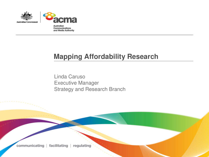 mapping affordability research