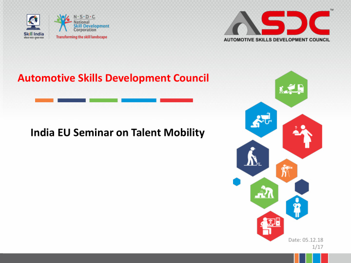 automotive skills development council india eu seminar on
