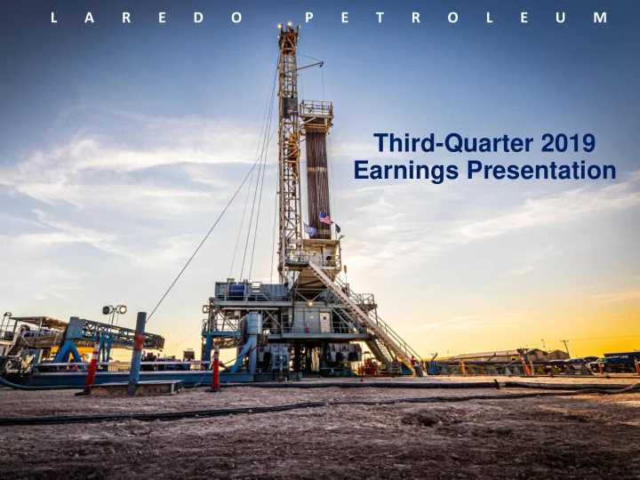 earnings presentation forward looking cautionary