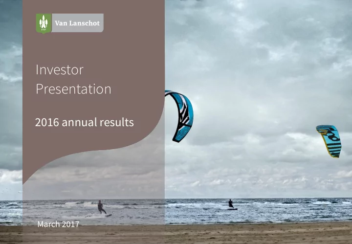 investor presentation