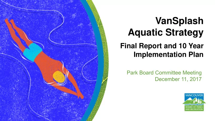 aquatic strategy