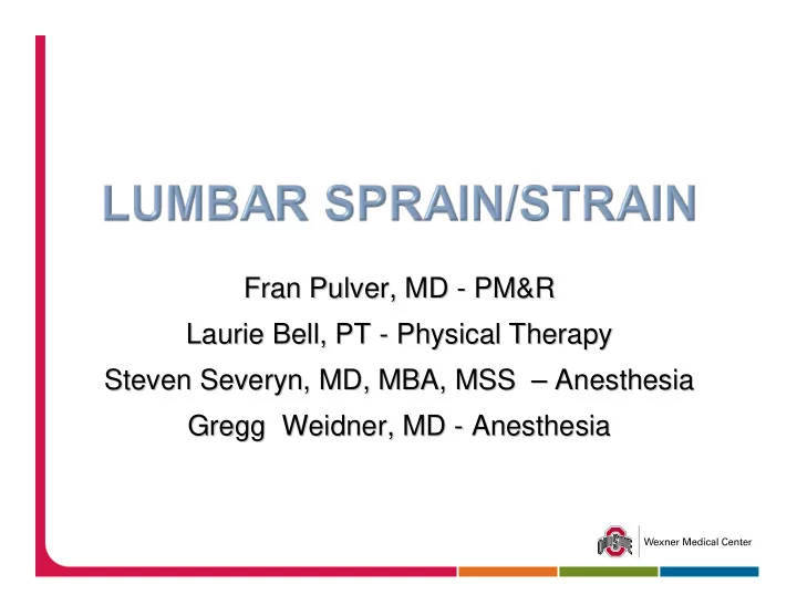 fran pulver md pm amp r pm amp r fran pulver md laurie