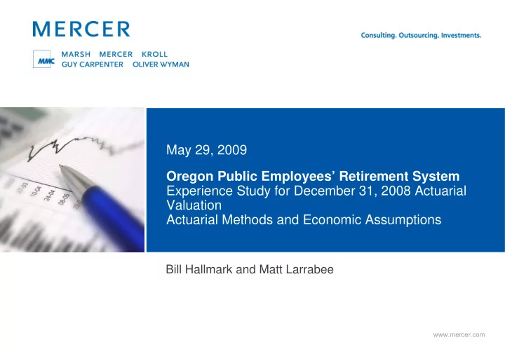 may 29 2009 oregon public employees retirement system