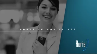 A  D  A  P  T  I  V  E  M  O  B  I  L  E  A  P  P Empowering Businesses Through Simple Enablement