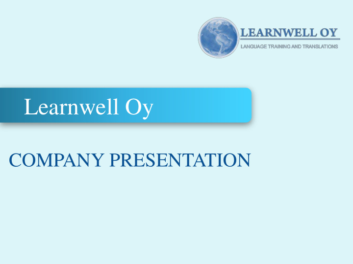 learnwell oy