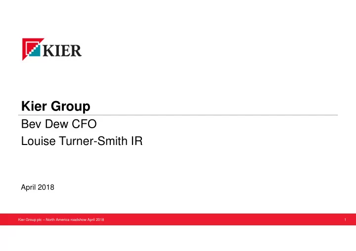 kier group