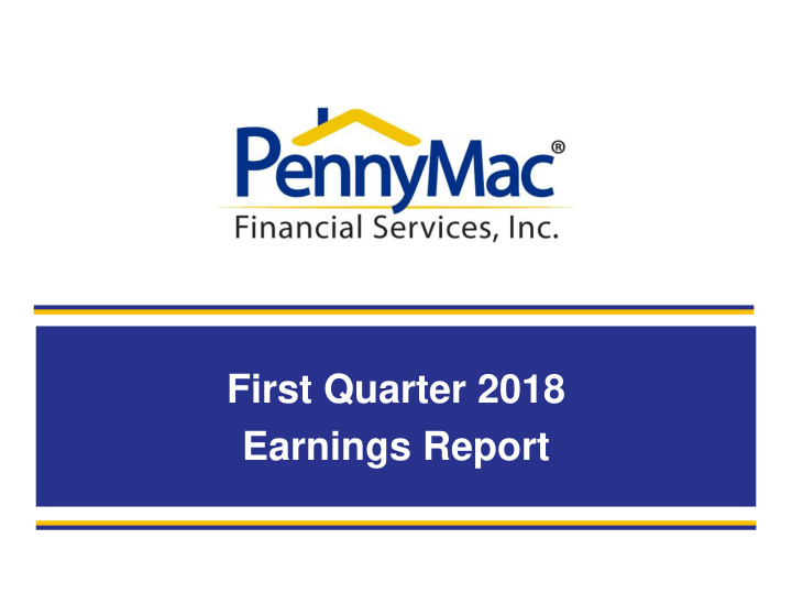 first quarter 2018