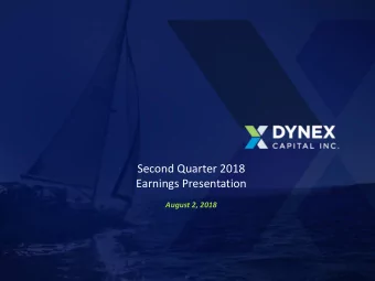 Second Quarter 2018  Earnings Presentation  August 2, 2018  Safe Harbor Statement  NOTE:  This