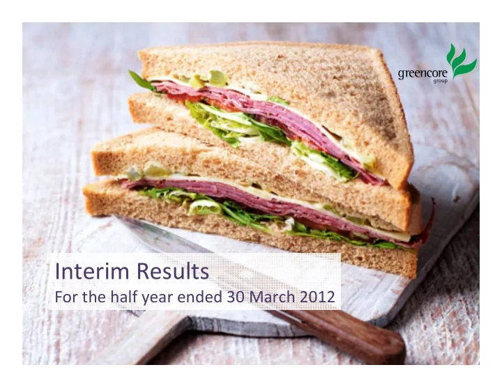 interim results