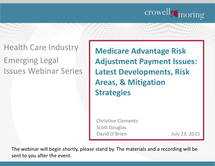 health care industry