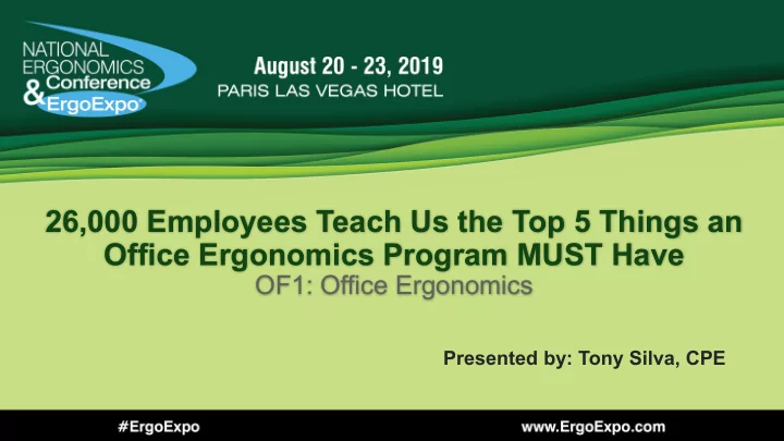 26 000 employees teach us the top 5 things an office