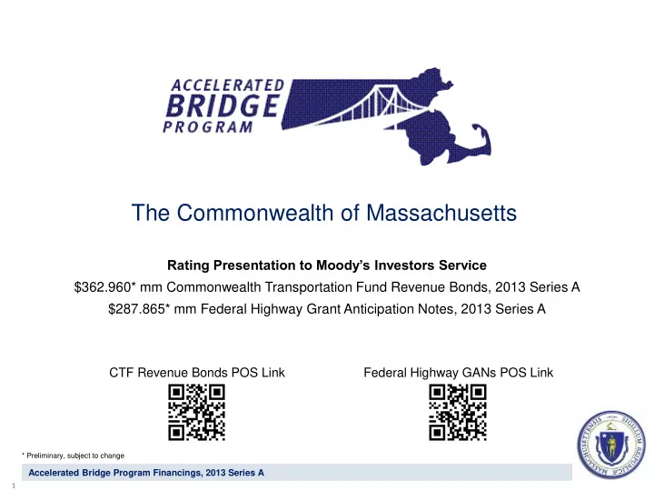 the commonwealth of massachusetts