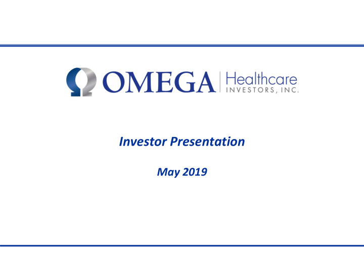 investor presentation