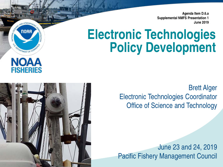 electronic technologies policy development
