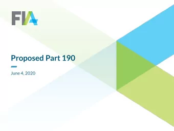 Proposed Part 190  June 4, 2020  Risk Management and  Capital Relief Issues  Allen &amp; Overy LLP