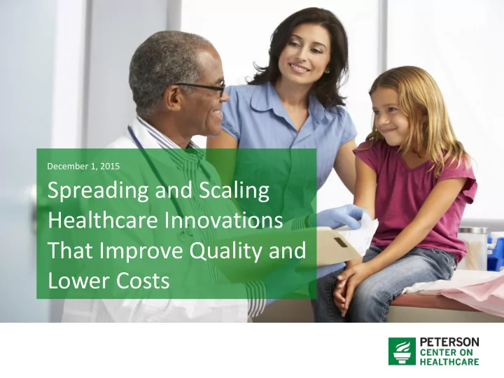 lower costs agenda