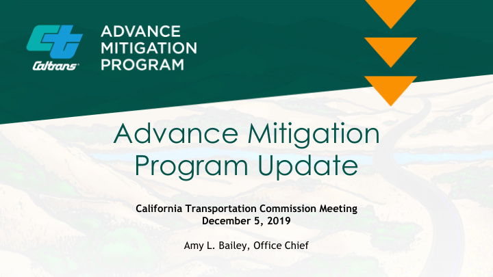 advance mitigation program update