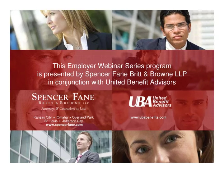 this employer webinar series program