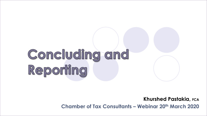 chamber of tax consultants webinar 20 th march 2020