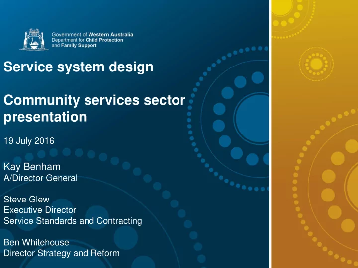 subtitle arial narrow 18 community services sector