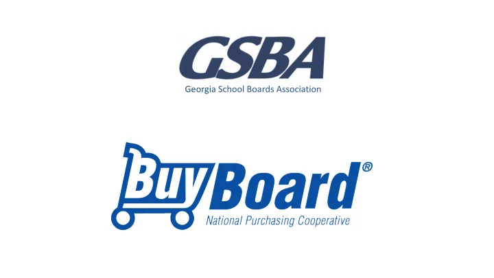 georgia school boards association what is buyboard